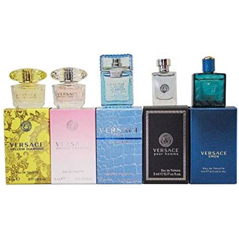 versace amazon perfume mini gift set|Versace miniature perfume set.